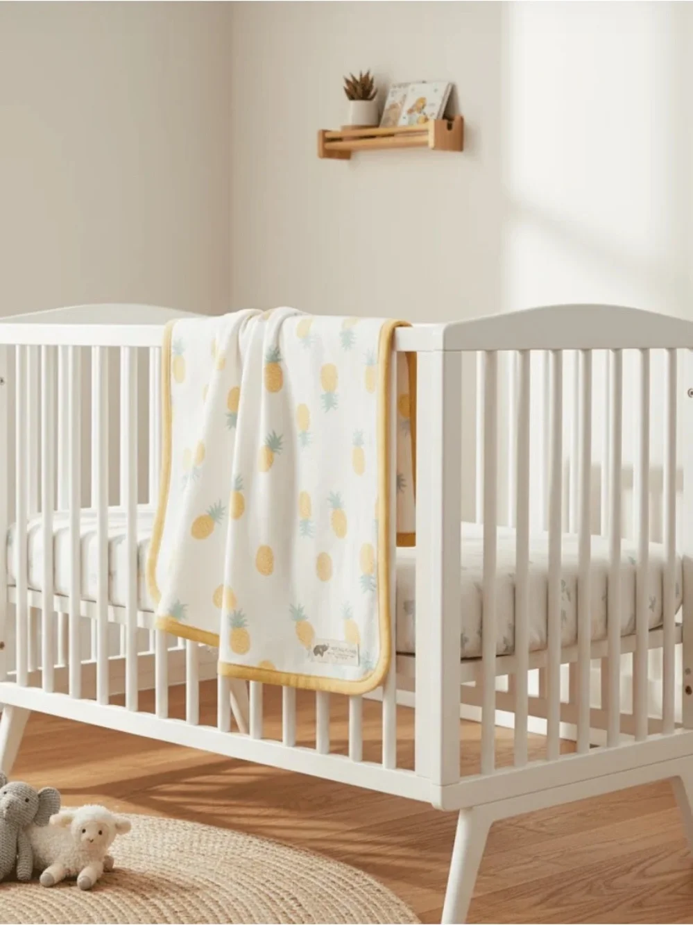 Like new! Monica & Andy Pineapple Baby Blanket
